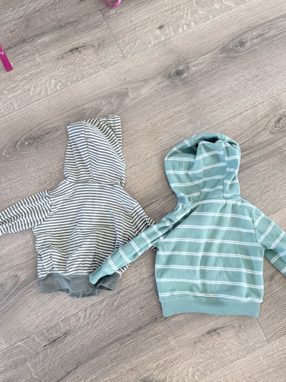 Baby 2 piece bundle zip up hoodies - Picture 4 of 4